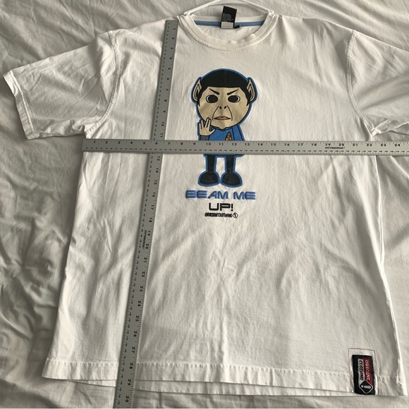 MENS OBSCENE CLOTHING Spock Beam Me Up Scotty Star Trek SHIRT XXL 2XL - Picture 9 of 11